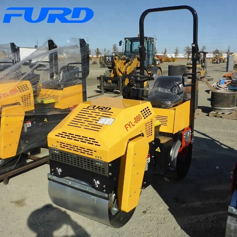 Тандемный виброкаток FURD FYL-880, 1 тонна